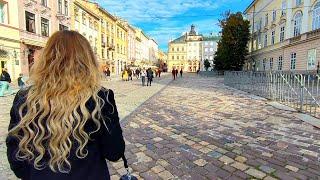 Львів 2024: порожні ресторани, клуби і торгові центри у Львові Lviv walking tour 13 жовтня 2024 р.