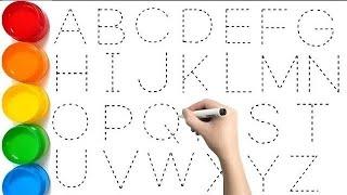 How to draw ABCD, ABCDEFGHIJKLMNOPQRSTUVWXYZ , Easy Draw and Paint Alphabet A to Z @AritriArts