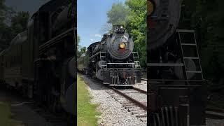 Classic steam engine train approaching! #train #classic #steamengine #locomotive #trains #views #old