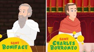 Saint Boniface & Saint Charles Borromeo I Compilation Video I #christianfamilytv #saints