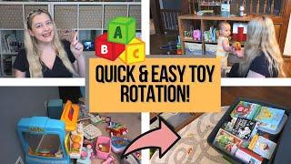 TOY ROTATION SYSTEM & CATEGORIES | Easy & Themed Toy Rotation Bins for Toddlers!