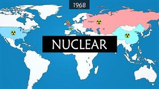 History of nuclear power - Summary on a Map