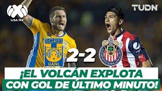 ¡Partido cardíaco! Tigres empata de último minuto | Tigres 2-2 Chivas | Final Ida | TUDN