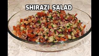 The Best Shirazi Salad | Persian/Iranian Salad | Flavourful Side Dish | Homemade Food by Tania