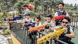 LTT Nerf War : Team SEAL X Warriors Nerf Guns Fight Crime Group Dr Ken Crazy Holiday Destroyer