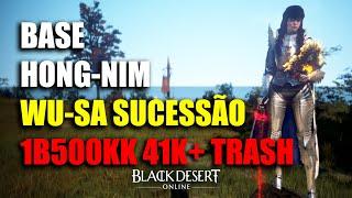 Base Hong-Nim Wu-Sa Sucessão 1B500KK 41K+ LS2 +AGRIS | Black Desert Online