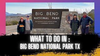 Big Bend National Park Travel vLOG Dallas to Big BEND