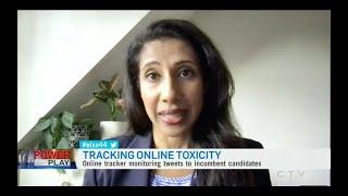 Sabreena Delhon on CTV Power Play sharing insights from the digital campaign trail with SAMBot