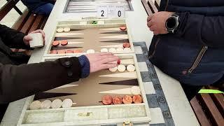  "Чемпион двора" Серия №21 | Бордей - Вадим | #короткиенарды | Match | #backgammon #нарды