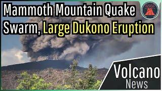 This Week in Volcano News; Mammoth Mountain Earthquake Swarm, Large Dukono Eruption