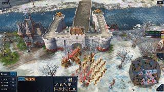 Age Of Empires 4 | Legendary Walls: Dragon's Holding Back the English & Malians