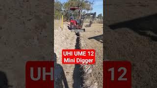 UHI UME12 Mini Digger on the Job #minidigger #uhi