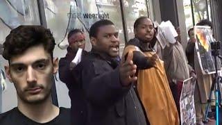 Crazy African tribe guys chanting at Ice Poseidon. (RV Trip Stream Highlight)