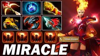 Miracle - Lina Epic Carry Gameplay | Dota 2 Pro Gameplay!