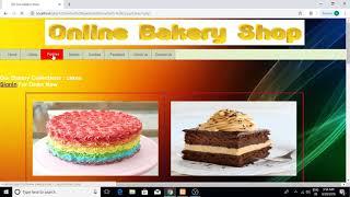 online bakery shop php project  for final year student