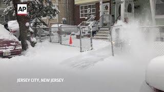 Heavy snow hits New Jersey