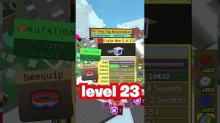 He Got FIRST EVER Level 23 Bees! 147 QUADRILLION Honey to buy them! (Bee Swarm Simulator)