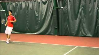 Daniel Hoang college tennis recruiting video