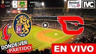 Leones del Caracas vs  Cardenales de Lara en vivo, donde ver, a que hora juega LVBP 2024