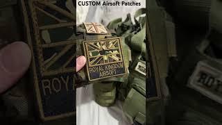 CUSTOM Airsoft Patches!! #airsoft #airsoftshorts