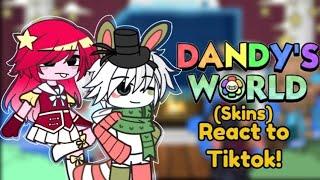 Dandy's world(holiday skins) react to tikTok (Plz ignore the sound-)