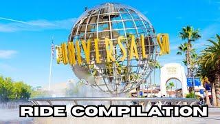 Universal Studios Hollywood - Ride POVs - 2024 Compilation | 4K 60FPS