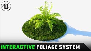 Interactive Foliage System - Unreal Engine 5.4