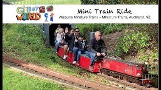 Mini Train Ride - Waipuna Minature Trains, Auckland, NZ