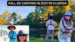 FALL RV CAMPING AND FISHING IN DESTIN | THE BEST OF BOTH WORLDS! #floridalife #rvcamping