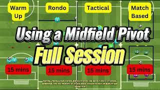 Using a Midfield Pivot | Principles of Attack Full Football Session