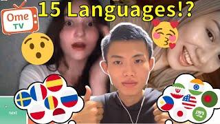 Polyglot MELTS Hearts of Foreigners by Speaking Their Languages on Omegle!