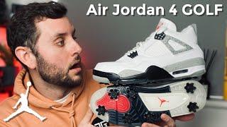 Air Jordan 4 White Cement Golf Shoes | FIRST LOOK IN HAND!!!