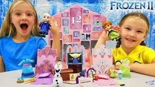 Disney Frozen 2 Advent Calendar! Opening All 24 Days of Christmas!!