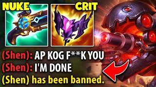 I made this Shen have a mental breakdown with AP Kog'Maw... (HE GOT BANNED)