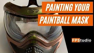 Painting your Paintball Mask