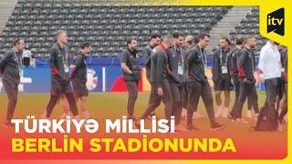 Türkiyə millisi Berlin Olimpiya Stadionunda yürüş edib