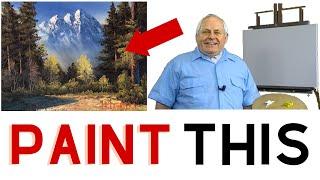 The Magic of Bill Alexander's Mountain Landscape Painting Tutorial