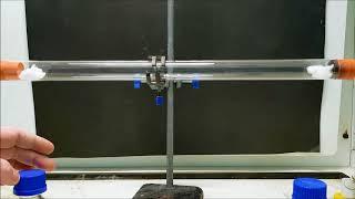 Ammonia and hydrogen chloride diffusion experiment