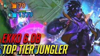 WILD RIFT EKKO 6.0B POWER PICK ONE OF THE HIGHEST WINRATES FOR SOLOQ JUNGLE