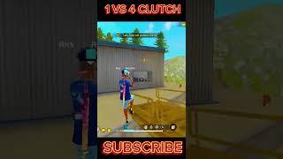 1 vs 4 clutch  #freefire #garenafreefire #ytshorts #shorts #foryou