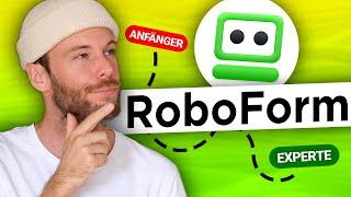 RoboForm Tutorial | RoboForm Anleitung für Anfänger