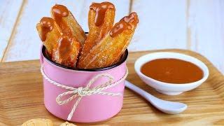 Churros mit Dulce de Leche - ein internationales Gebäck Rezept mit Brandteig