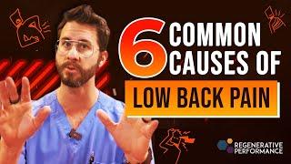 6 Common Cause of Low Back Pain