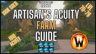 The *NEW* Artisan's Acuity FARM Guide - 1900 Acuity In One Day! | WoW: The War Within