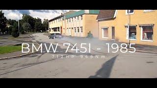 BMW 745i TURBO -1985 | Wife not too happy | 618whp 848wnm