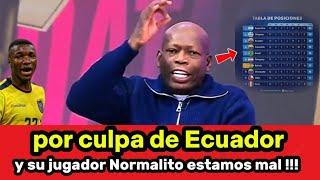  "PRENSA COLOMBIANA AUN LLORA LA DERROTA FRENTE A ECUADOR " 