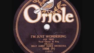 Al Lynch & His Orchestra - I'm Just Wondering - 1927