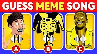 Guess The Meme SONG| Bling-Bang-Bang-Born, The Amazing Digital Circus, Skibidi Toilet, MrBeast