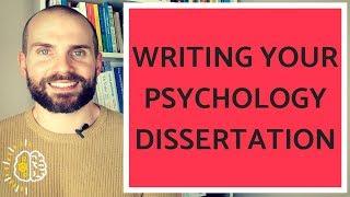 Writing Your Psychology Dissertation - Top Tips On Writing A Dissertation in Psychology #GetPsyched