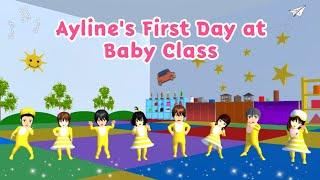 Celand Throwback Vlog | Baby Ayline's First Day at Baby Class | Sakura School Simulator